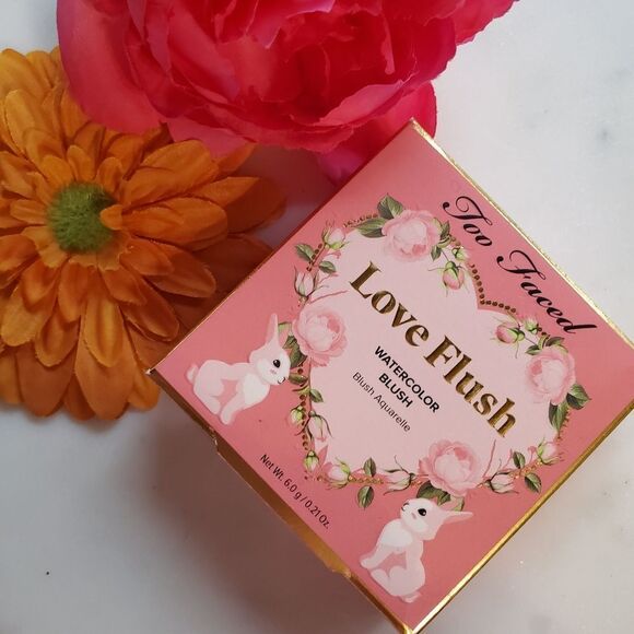 Too Faced Love Flused Water Color Blush in Greatest Love of All (Barbie PINK Y2K - Picture 10 of 13